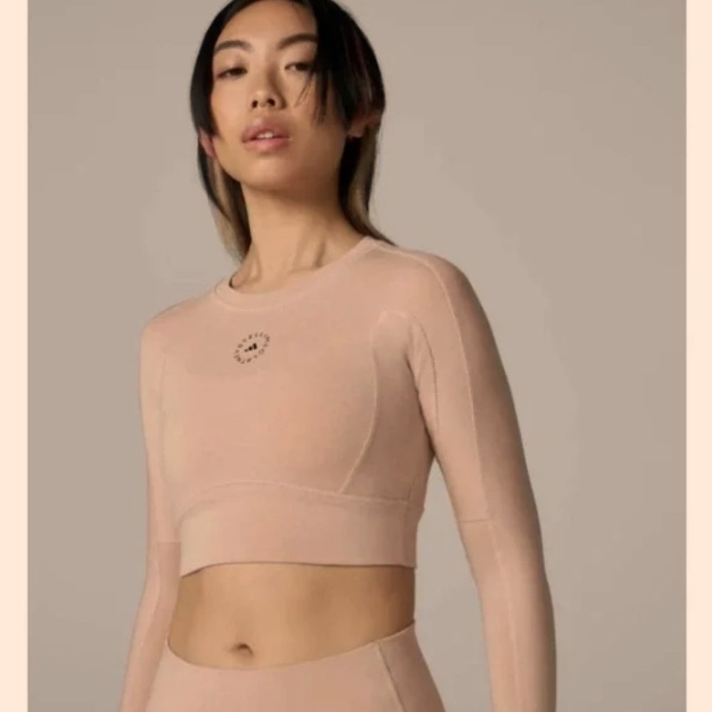 Adidas Stella McCartney TrueStrength Long Sleeve Crop Top